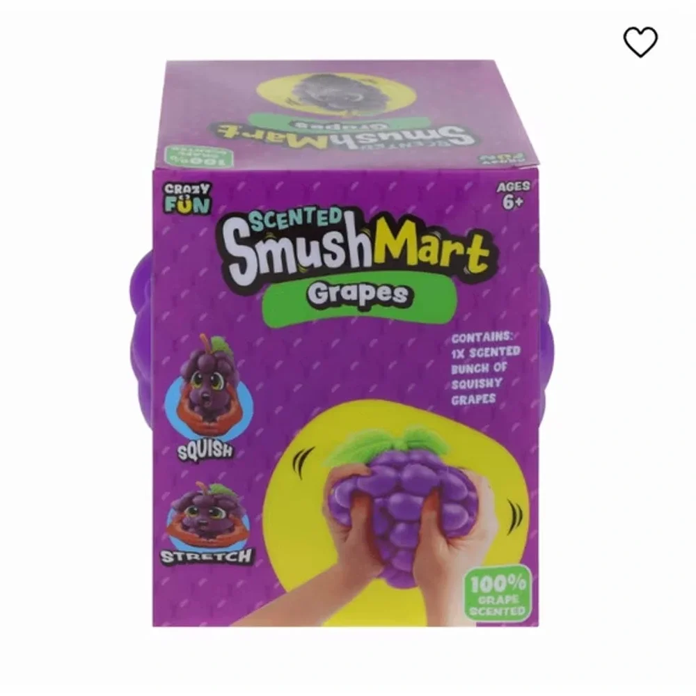🔥Scented Smushmart Big Grape Squishy BNWT🔥
